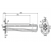 ТЭН EMR007 Triphase Heaters 8,5 mm, 6 KW, Межосевое 73