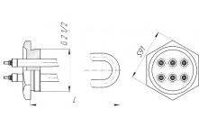 ТЭНБ на фланце G2" 1/2