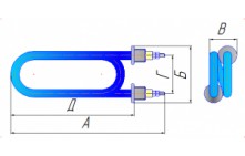 ТЭН-100A13/3,5J220 СМ Л/Ш (СТИРАЛЬНЫЕ МАШИНЫ)
