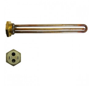 ТЭН 1500w резьба 1+1/4 (прямой) reco 