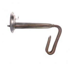 ТЭН RF 1500W, ИТА, медь, D92, М6, клеммы под разъем, L195мм, горизонтальный, 220V, 20192