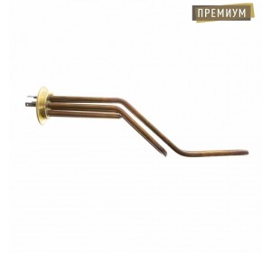 Тэн 2000w (1300+700 вт, фланец 64мм Thermex, медный, ПОДОГНУТЫЙ) Thermowatt